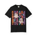 Halloween Ghosts & Bows T-Shirt — Cute Ghosts & Bows Retro Comfort Colors Graphic Tee