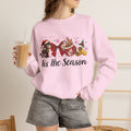 Tamales Tis' The Season Christmas Sweatshirt | Burrito and Chocolate Abuelita Crew