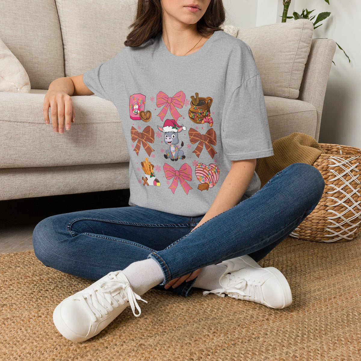 Burrito Sabanero T-Shirt — Chocolate Abuelita and Conchas Bows Graphic Tee